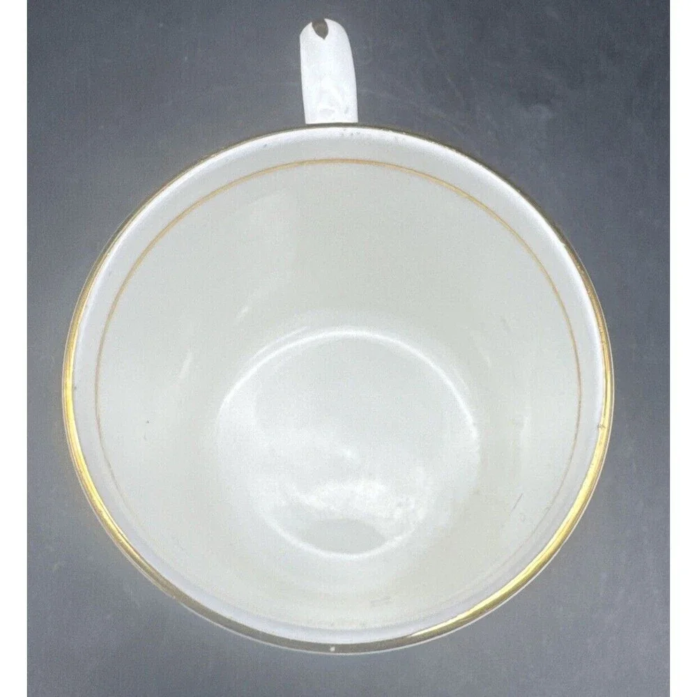Paragon By Appointment Her Majesty Queen PINK Floral Gold Demitasse Cup & Saucer